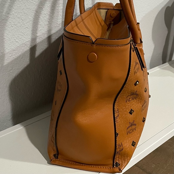 MCM Visetos Studded Shoulder Bag - Picture 5 of 15